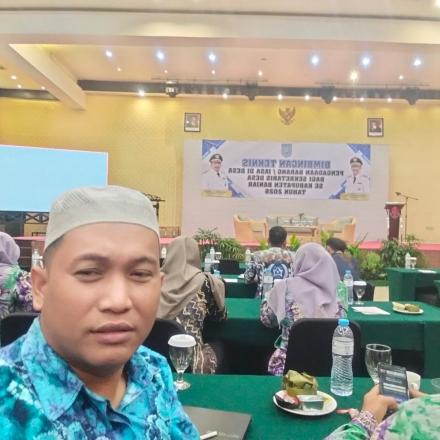 Tingkatkan Kompetensi Aparatur Desa, Sekretaris Desa Tanah Abang Ikuti Bimbingan Teknis Pengadaan Ba